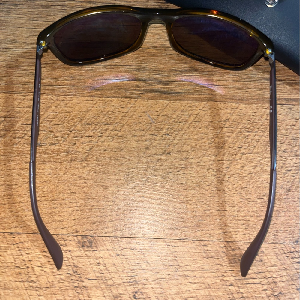 Ray-Ban Brown Sunglasses with Black Case - Picture 5 of 9